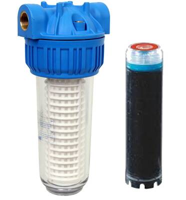Aquafer 10 İnch Aktif Karbon Tüp Su Filtresi 1 inc Su Tatlandırıcı