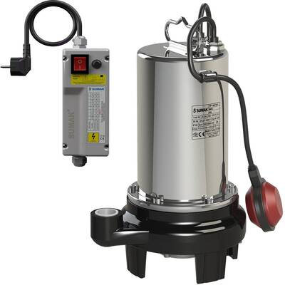 Sumak SDF15/1 Temiz Su Dalgıç Pompa Monofaze (220V) 1.5 Hp